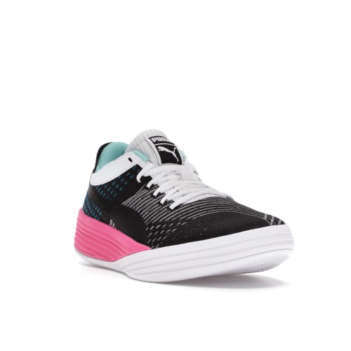 Кроссы Puma Clyde All-Pro Black Luminous Pink - мужская сетка размеров