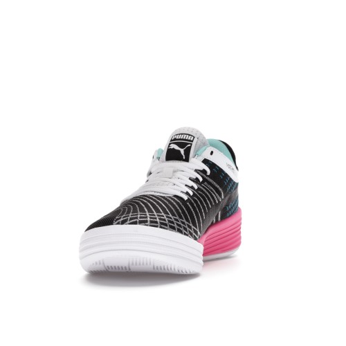 Кроссы Puma Clyde All-Pro Black Luminous Pink - мужская сетка размеров