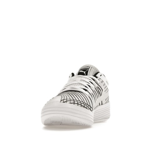 Кроссы Puma Clyde All-Pro White Black - мужская сетка размеров