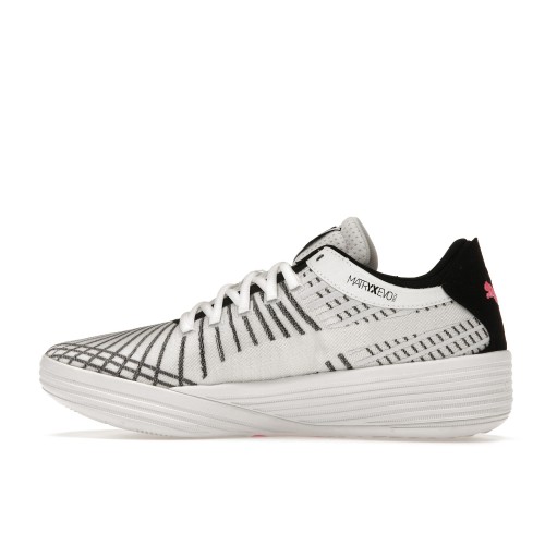 Кроссы Puma Clyde All-Pro White Black - мужская сетка размеров