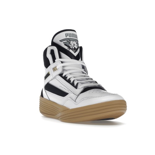 Кроссы Puma Clyde All-Pro Kuzma Mid Rhude White Black - мужская сетка размеров