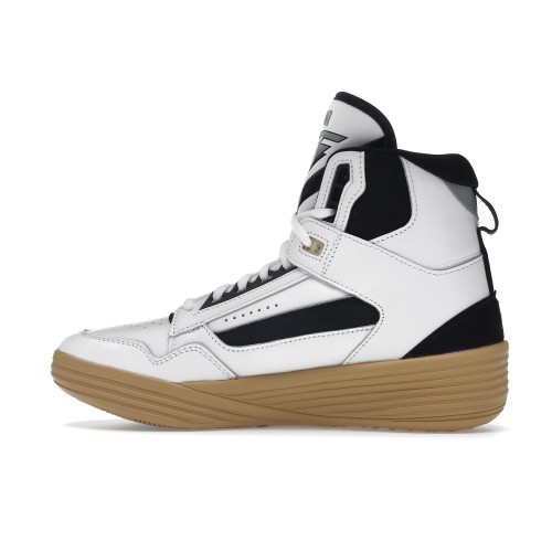 Кроссы Puma Clyde All-Pro Kuzma Mid Rhude White Black - мужская сетка размеров