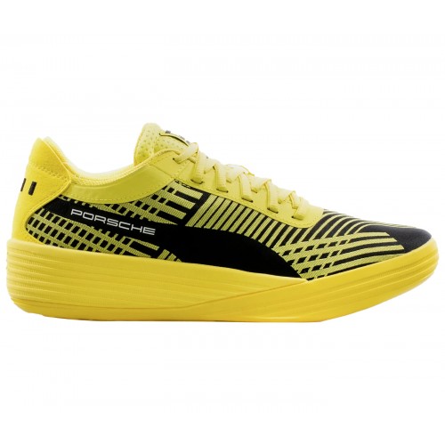 Кроссы Puma Clyde All-Pro Porsche Legacy Celandine - мужская сетка размеров
