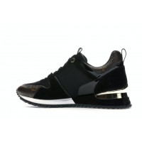 Женские кроссовки Louis Vuitton Run Away Black Monogram (W)