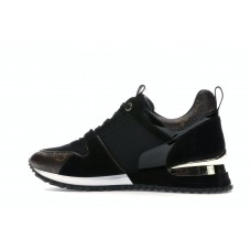 Женские кроссовки Louis Vuitton Run Away Black Monogram (W)