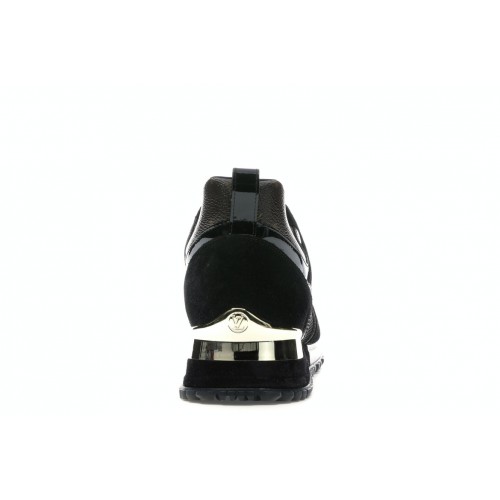 Кроссы Louis Vuitton Run Away Black Monogram (W) - женская сетка размеров