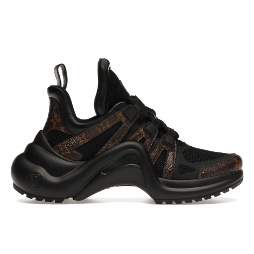 Кроссы Louis Vuitton Archlight Trainer Monogram Black (W) - женская сетка размеров