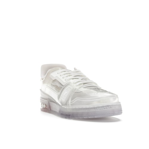 Кроссы Louis Vuitton Trainer Sneaker Transparent - мужская сетка размеров