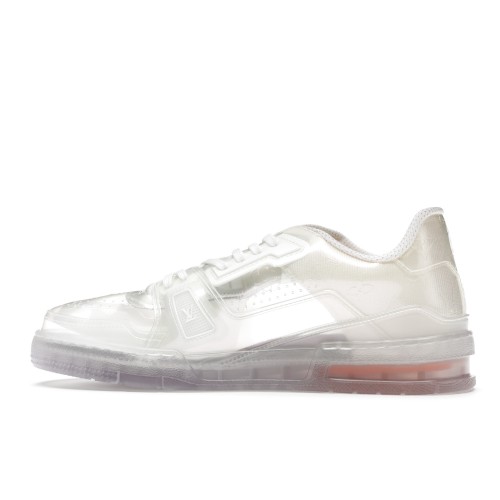Кроссы Louis Vuitton Trainer Sneaker Transparent - мужская сетка размеров