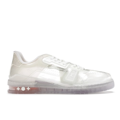 Кроссы Louis Vuitton Trainer Sneaker Transparent - мужская сетка размеров