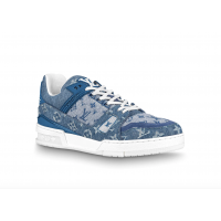 Кроссовки Louis Vuitton Trainer Sneaker Denim Monogram
