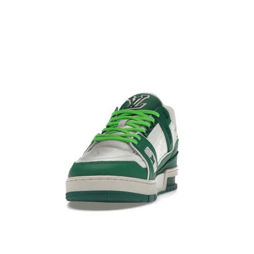 Кроссы Louis Vuitton LV Trainer Green - мужская сетка размеров