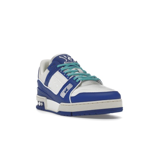 Кроссы Louis Vuitton LV Trainer Blue - мужская сетка размеров