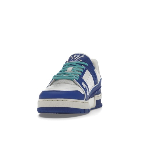 Кроссы Louis Vuitton LV Trainer Blue - мужская сетка размеров