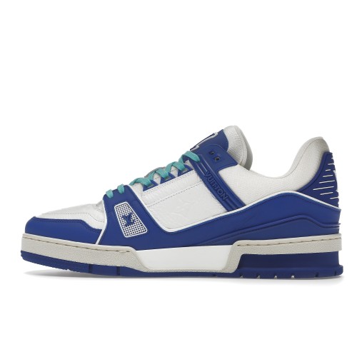 Кроссы Louis Vuitton LV Trainer Blue - мужская сетка размеров