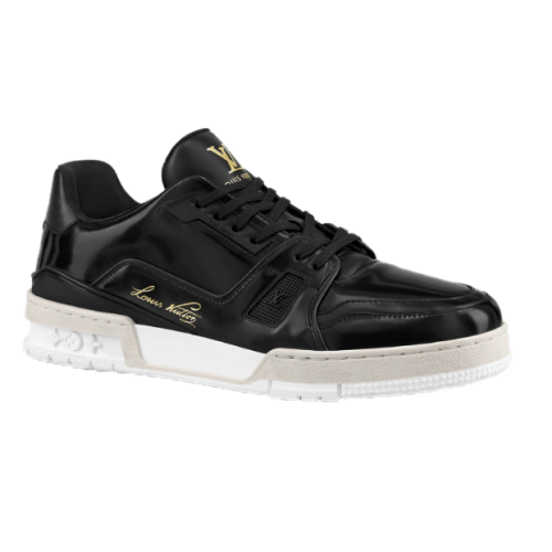 Кроссы LV Trainer Black Glaze - мужская сетка размеров