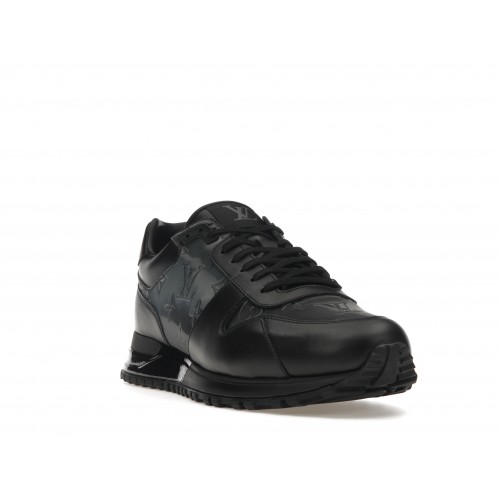 Кроссы Louis Vuitton Run Away Iridescent Black - мужская сетка размеров