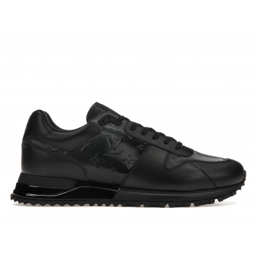 Кроссы Louis Vuitton Run Away Iridescent Black - мужская сетка размеров