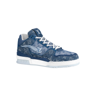 Кроссовки Louis Vuitton Trainer Monogram Denim