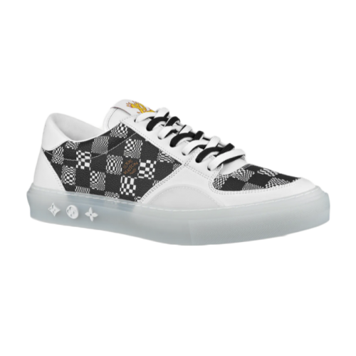 Кроссы LV Ollie White Damier SS21 - мужская сетка размеров