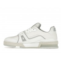 Кроссовки Louis Vuitton Trainer White Signature