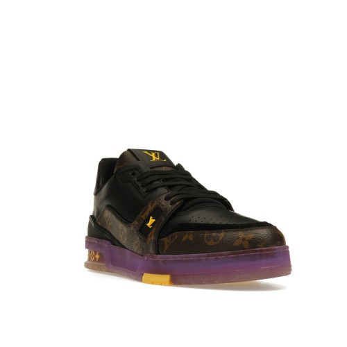 Кроссы Louis Vuitton Trainer Monogram Purple - мужская сетка размеров