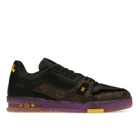 Кроссовки Louis Vuitton Trainer Monogram Purple