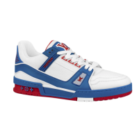 Кроссовки Louis Vuitton Trainer Red White Blue
