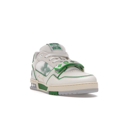 Кроссы Louis Vuitton Trainer Green Mesh - мужская сетка размеров
