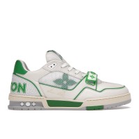 Кроссовки Louis Vuitton Trainer Green Mesh