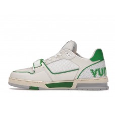 Кроссовки Louis Vuitton Trainer Green Mesh