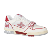 Кроссовки Louis Vuitton Trainer Red Mesh