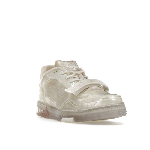 Кроссы Louis Vuitton Trainer White Transparent - мужская сетка размеров