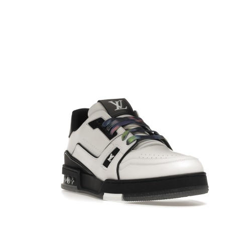 Кроссы Louis Vuitton LV Trainer Black White - мужская сетка размеров