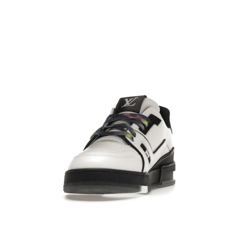 Кроссы Louis Vuitton LV Trainer Black White - мужская сетка размеров