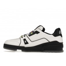 Кроссовки Louis Vuitton LV Trainer Black White
