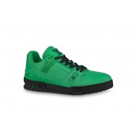 Кроссовки Louis Vuitton LV Trainer Green Black