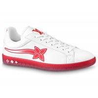 Кроссовки Louis Vuitton Luxembourg Samothrace Sneaker White Red