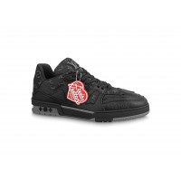 Кроссовки Louis Vuitton LV Trainer x Nigo Black Denim