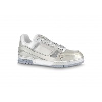 Кроссовки Louis Vuitton Trainer Silver White