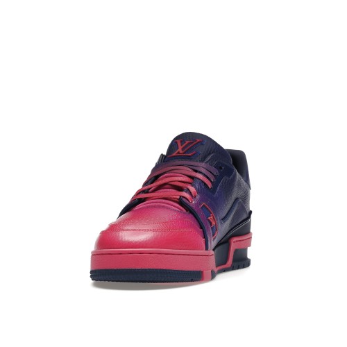 Кроссы Louis Vuitton Trainer Pink Ombre - мужская сетка размеров