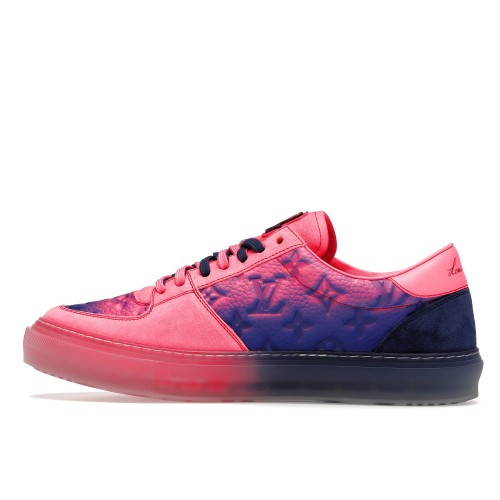 Кроссы Louis Vuitton Ollie Richelieu Pink - мужская сетка размеров