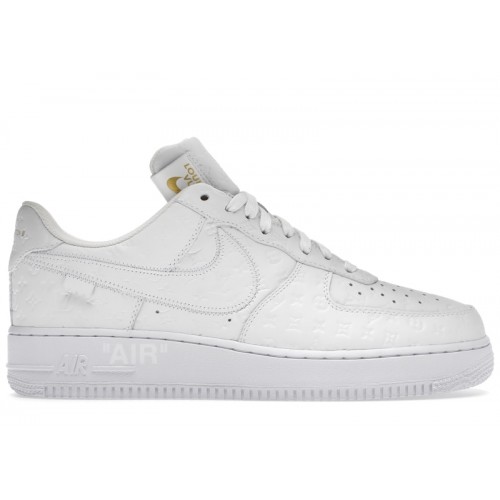 Louis Vuitton Nike Air Force 1 Low By Virgil Abloh White - мужская сетка размеров