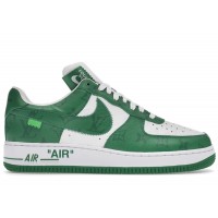 Louis Vuitton Nike Air Force 1 Low By Virgil Abloh White Green