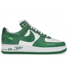 Louis Vuitton Nike Air Force 1 Low By Virgil Abloh White Green