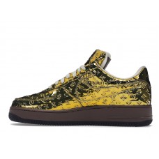 Louis Vuitton Nike Air Force 1 Low By Virgil Abloh Metallic Gold