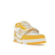 Кроссовки Louis Vuitton Trainer Monogram Denim Yellow