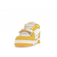 Кроссовки Louis Vuitton Trainer Monogram Denim Yellow