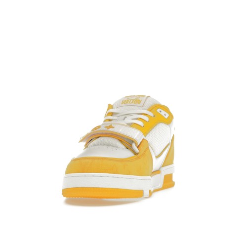 Кроссы Louis Vuitton Trainer Monogram Denim Yellow - мужская сетка размеров