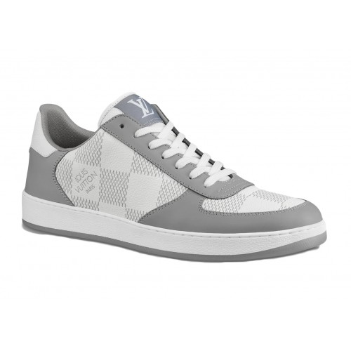 Кроссы Louis Vuitton Rivoli Damier Grey - мужская сетка размеров
